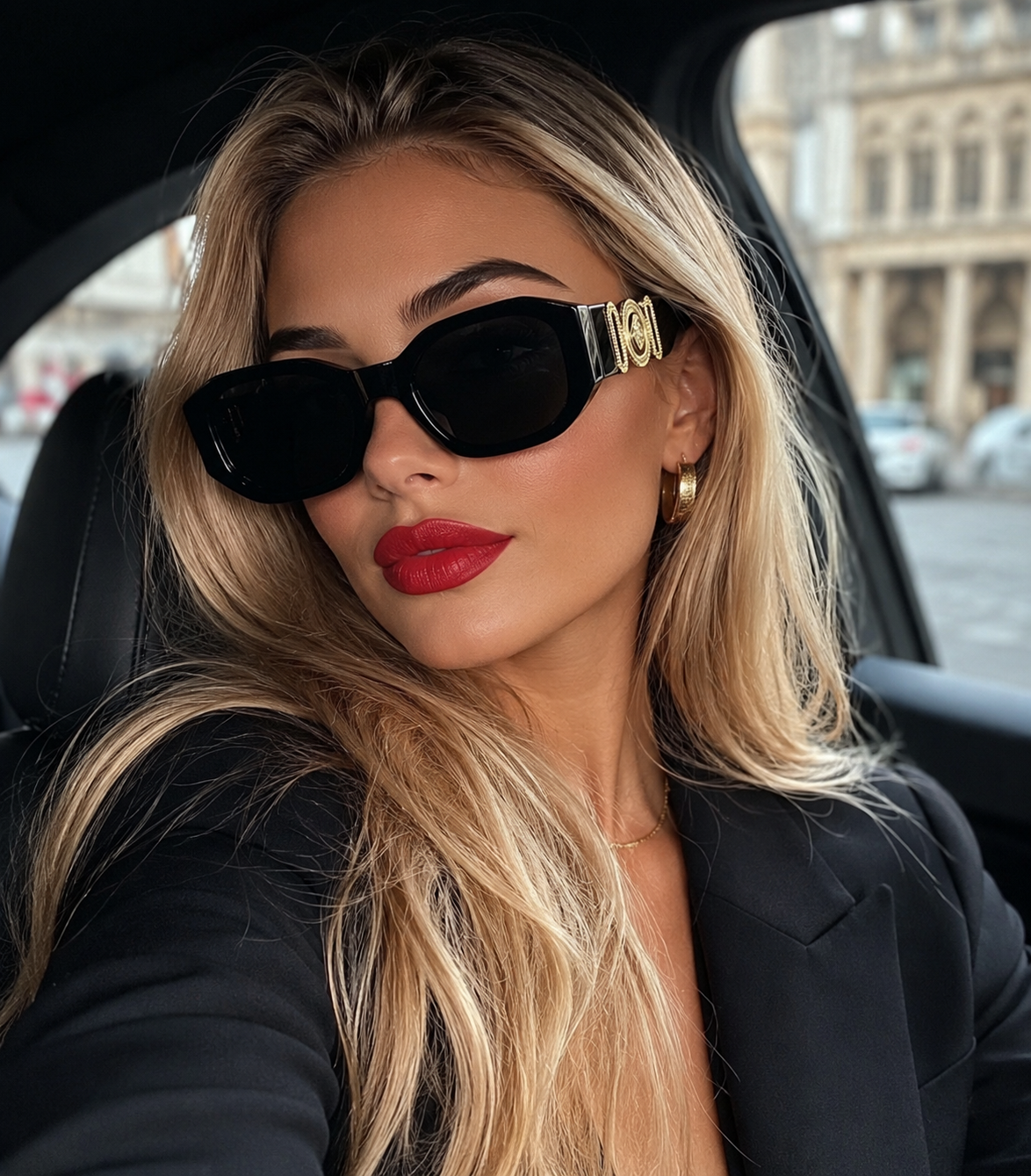 Lunettes de soleil mode pute
